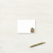 Herfst Thanksgiving Pompoen Lantaarn Oogst Post-it® Notes (Op bureau)