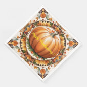 Herfst Thanksgiving Populair pompoen Collectie Servet (Hoek)