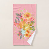 Herfst Thanksgiving Roze Handdoek (Handdoek)