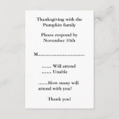HERFST THANKSGIVING RSVP (Achterkant)