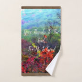 Herfst Thanksgiving Scripting Bad Handdoek (Handdoek)