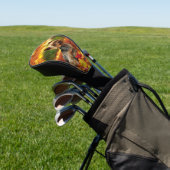 Herfst Thanksgiving - Tucker - Yorkie Golfheadcover (Insitu)