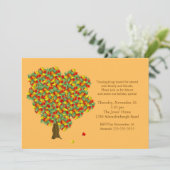 Herfst Thanksgiving uitnodiging (Staand voorkant)