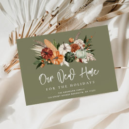 herfst thanksgiving vakantie verhuisbericht briefkaart