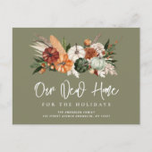 herfst thanksgiving vakantie verhuisbericht briefkaart (Voorkant)