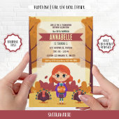 Herfst Thanksgiving Verjaardag Fotouitnodiging Kaart