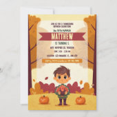 Herfst Thanksgiving Verjaardag Fotouitnodiging Kaart (Voorkant)