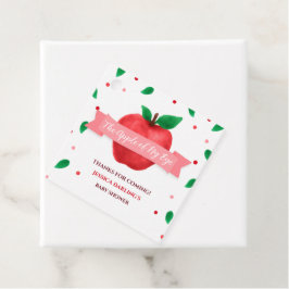 Herfst thema appel van mijn oog baby shower bedankjes labels