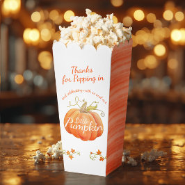 Herfst-thema baby shower schattige pompoen bedankdoosjes