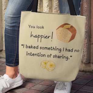 Herfst thema Bananenbrood bakken Tote Bag