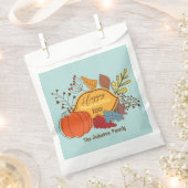 Herfst-thema bladeren bessen pompoen Thanksgiving Bedankzakje (Geknipt)