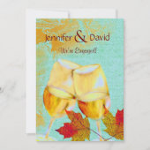 Herfst Thema Engagement Party Uitnodiging (Voorkant)