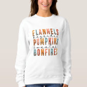 HERFST THEMA FLANEL HAYRIDES PUMPKINS TRUI (Voorkant)