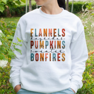 HERFST THEMA FLANEL HAYRIDES PUMPKINS TRUI