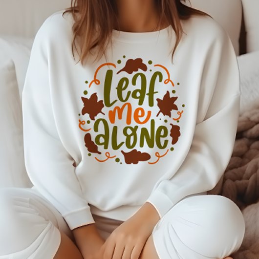 HERFST THEMA GRAPPIG LEAF ME ALONE TRUI