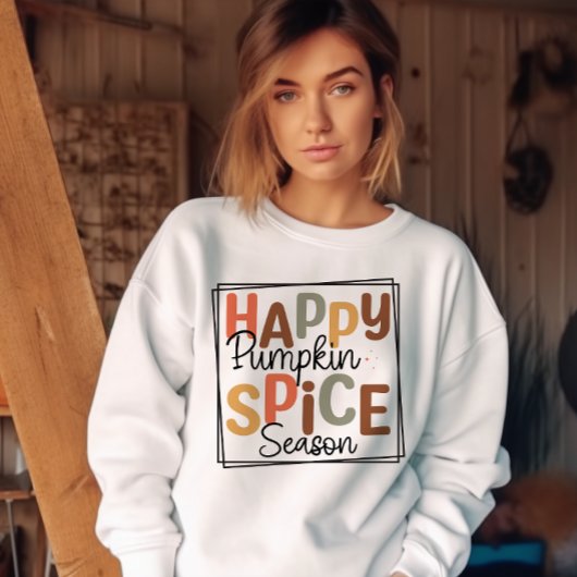 HERFST THEMA HAPPY PUMKIN SPECERIJSEIZOEN TRUI