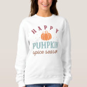 HERFST THEMA HAPPY PUMPKIN SPICE SEIZOEN TRUI (Voorkant)