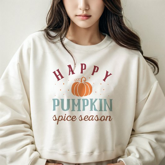HERFST THEMA HAPPY PUMPKIN SPICE SEIZOEN TRUI