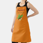 Herfst thema keuken schort met eikels (Insitu)