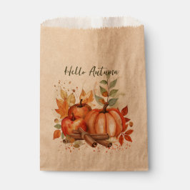 Herfst-thema kleine cadeau & product tassen bedankzakje