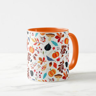 Herfst-thema koffiemok mok