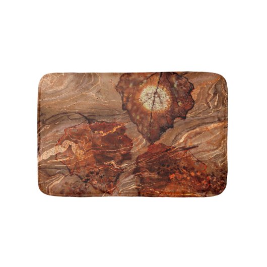 Herfst thema mooi badmat (Voorkant)