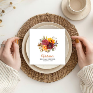 Herfst thema Papieren servetten, Standaard Cocktai Servet