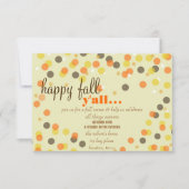 Herfst Thema Party Uitnodiging (Voorkant)