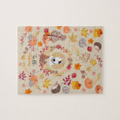 Herfst thema puzzel (Horizontaal)