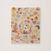 Herfst thema puzzel (Verticaal)