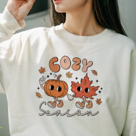 HERFST THEMA RETRO GROOVY GEZELLIG SEIZOEN TRUI