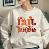 HERFST THEMA RETRO HERFST BABE SWEATSHIRT