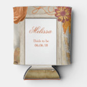 Herfst thema vrijgezellenfeest blikjeskoeler (Voorkant)