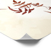 Herfst thema Vrijgezellenfeest Poster (Hoek)