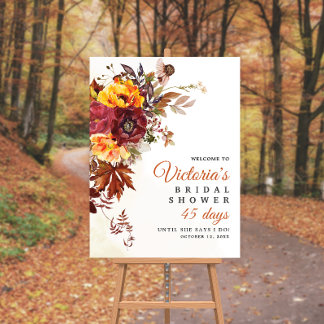 Herfst thema Vrijgezellenfeest Poster