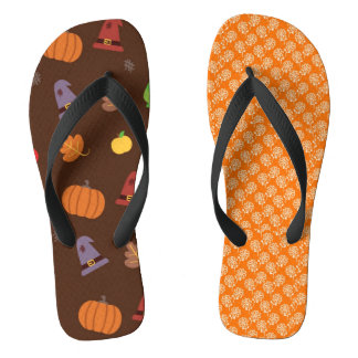 Herfst Theme Two Print Teenslippers