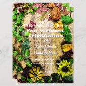 Herfst Theme Weddenschap Kaart (Voorkant / Achterkant)