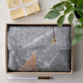 Herfst Thémle Leaf Oranje Grey Autumn Tissuepapier (Geschenk)