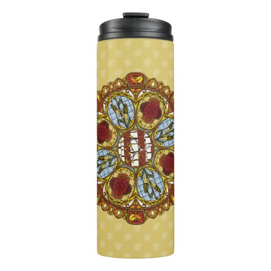 Herfst Thermal Tumbler Thermosbeker (Voorkant)