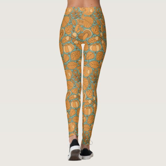 Herfst Thmed Leggings (Achterkant)