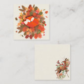 Herfst Thmed Notitiekaartje (Voorkant / Achterkant)