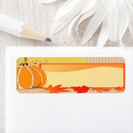 Herfst Tijd Etiket (Insitu)