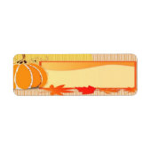 Herfst Tijd Etiket (Voorkant)