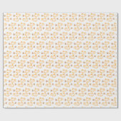 Herfst tijd Fun Pumpkins and Leaves Cadeaupapier (Vlak)