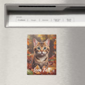 Herfst tijd kattenmagneet magneet (Insitu (Vaatwasser))