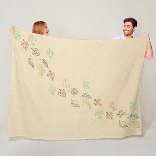 Herfst Time Bathroom Set, Aanpassen! Fleece Deken (In situ)