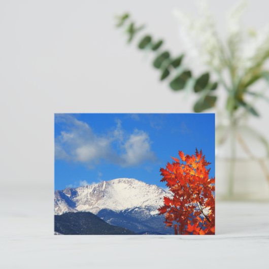 Herfst Time in Colorful Rocky Mountains Briefkaart (Staand voorkant)