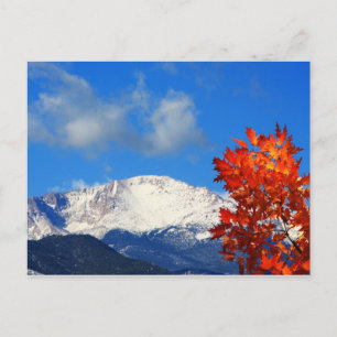 Herfst Time in Colorful Rocky Mountains Briefkaart