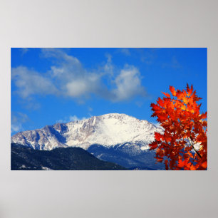Herfst Time in Colorful Rocky Mountains Poster