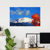 Herfst Time in Colorful Rocky Mountains Poster (Thuiskantoor)